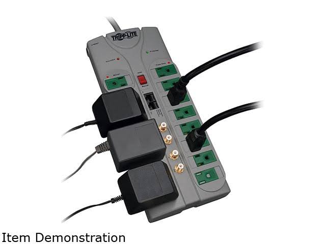 12 Outlet Surge Protector with 10 ft Cord U80136
