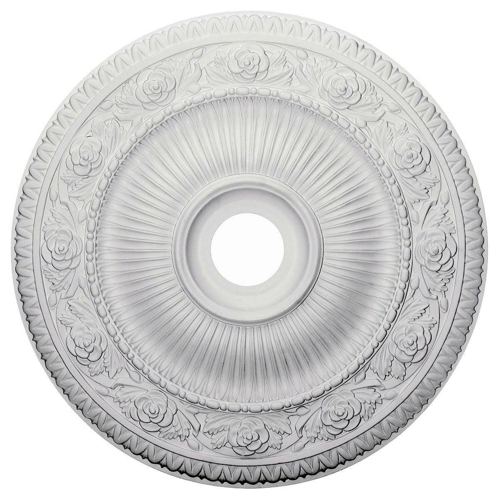 Hand-Painted Smokey Topaz Crackle Ceiling Medallion O24328