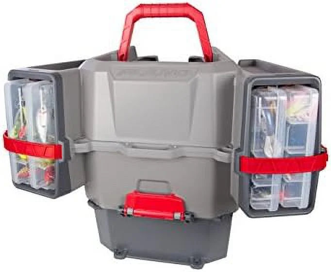 Grey/Red Tackle Box And Bait Storage Y203579