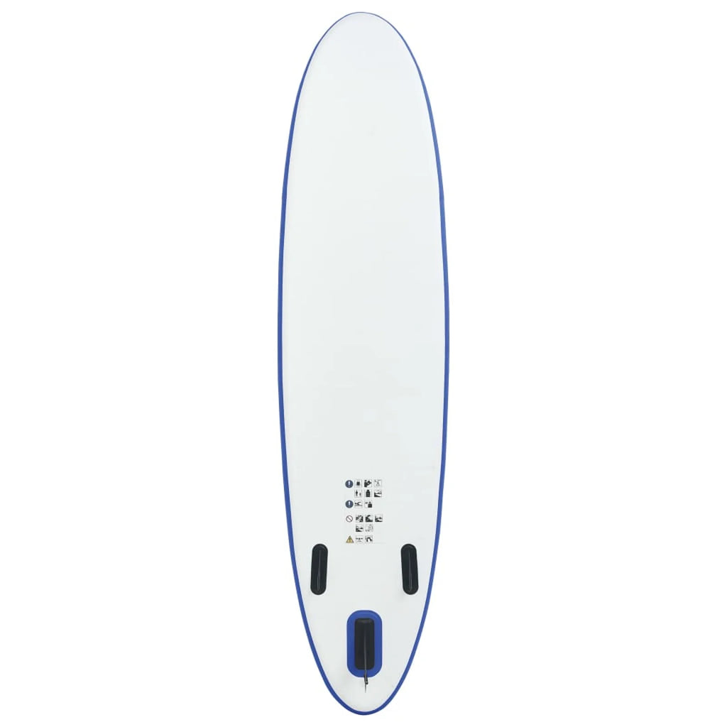 Inflatable Paddle Board Set with Oar, Fin, Hand Pump, Repair Kit and Carrying Bag X53137