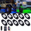 RGB LED Rock Lights 10 Pods W9689