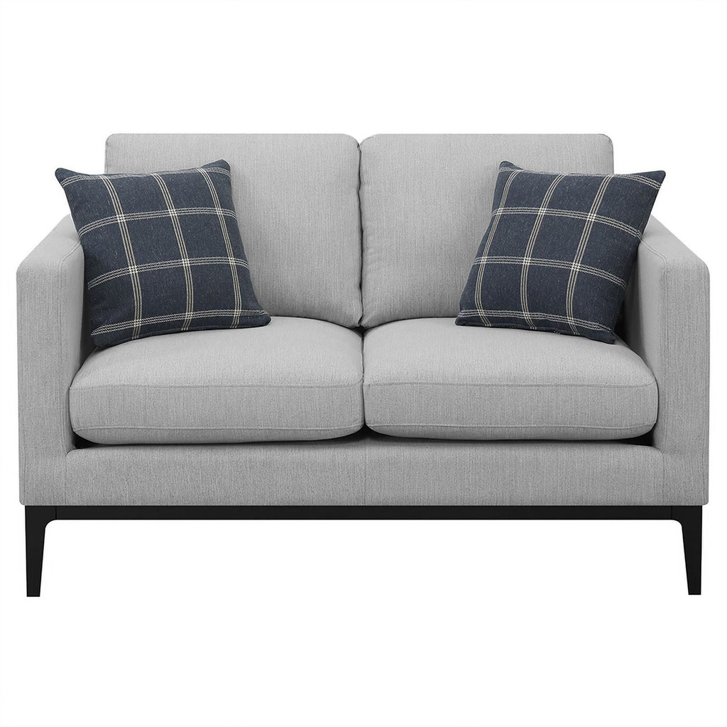 2-piece Fabric Living Room Set in Light Gray L294985