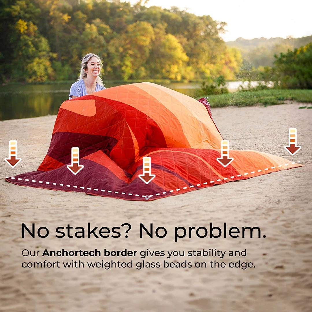 Blue Tent Blanket K62805