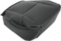 Driver Side Bottom Perforated Leatherette Seat Cover Black Pack of 2 J36700
