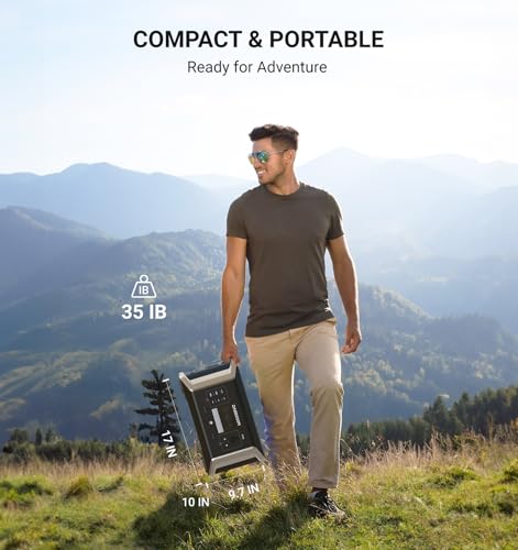 2000W 1024Wh Portable Power Station with Solar Charging V866