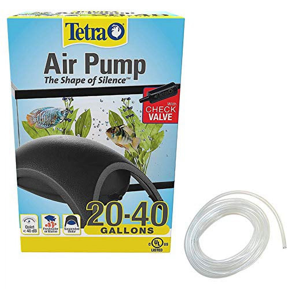 Air Pump, 20-40 Gallons & Airline Tubing Bundle (2 Items) I2785