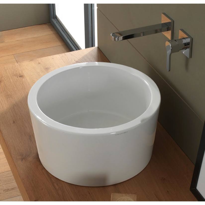 Rectangular Ceramic Vessel Bathroom Sink H2616