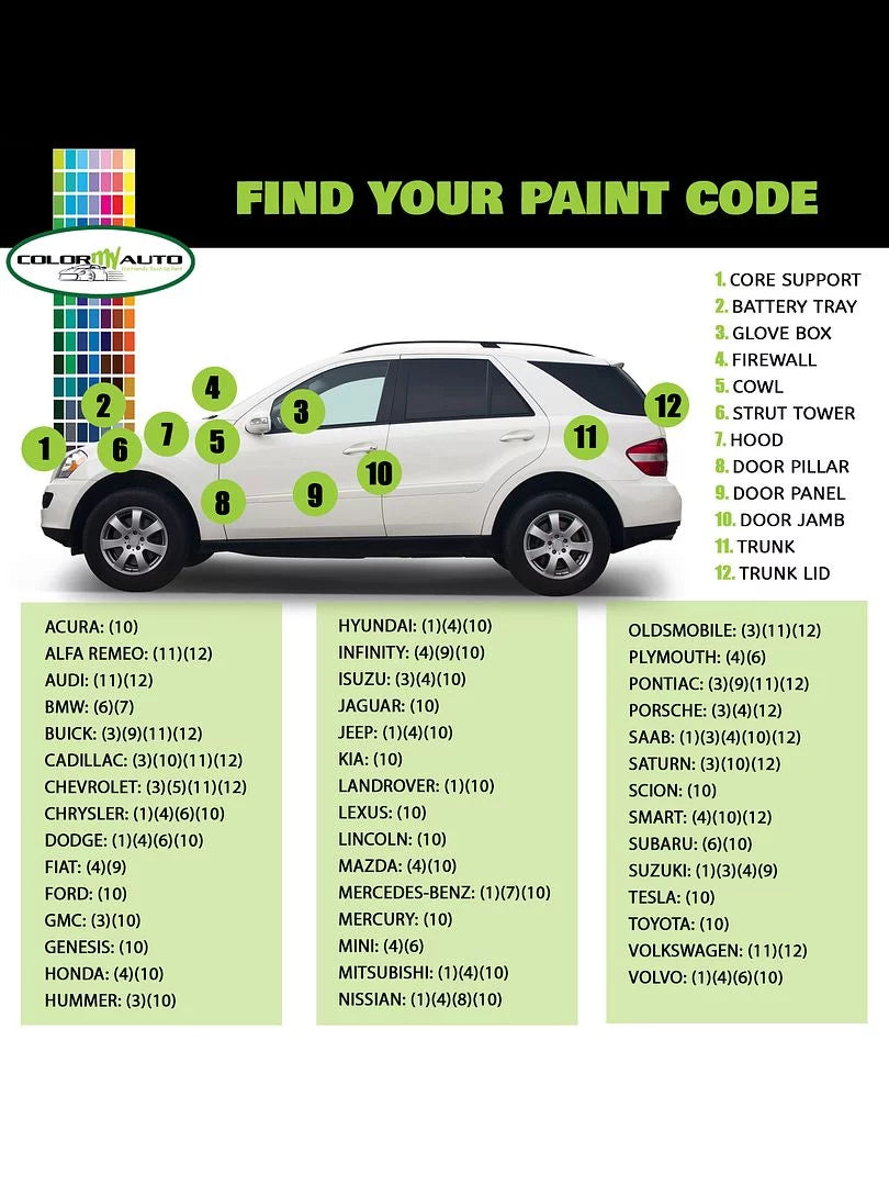 1991 Black Base Coat Automotive Paint Aerosol T13688
