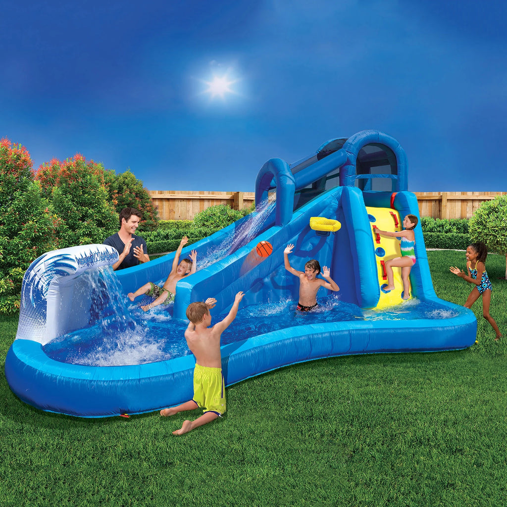 14 ft 5 in Inflatable Water Slide Splash Toy C838157