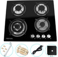 4 Burners Gas Cooktop Tempered Glass Built in Gas Stove T79460