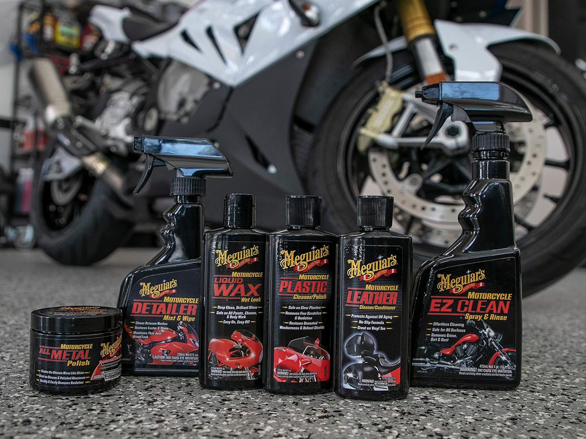Motorcycle Care Kit for Cleaning and Detailing F75726