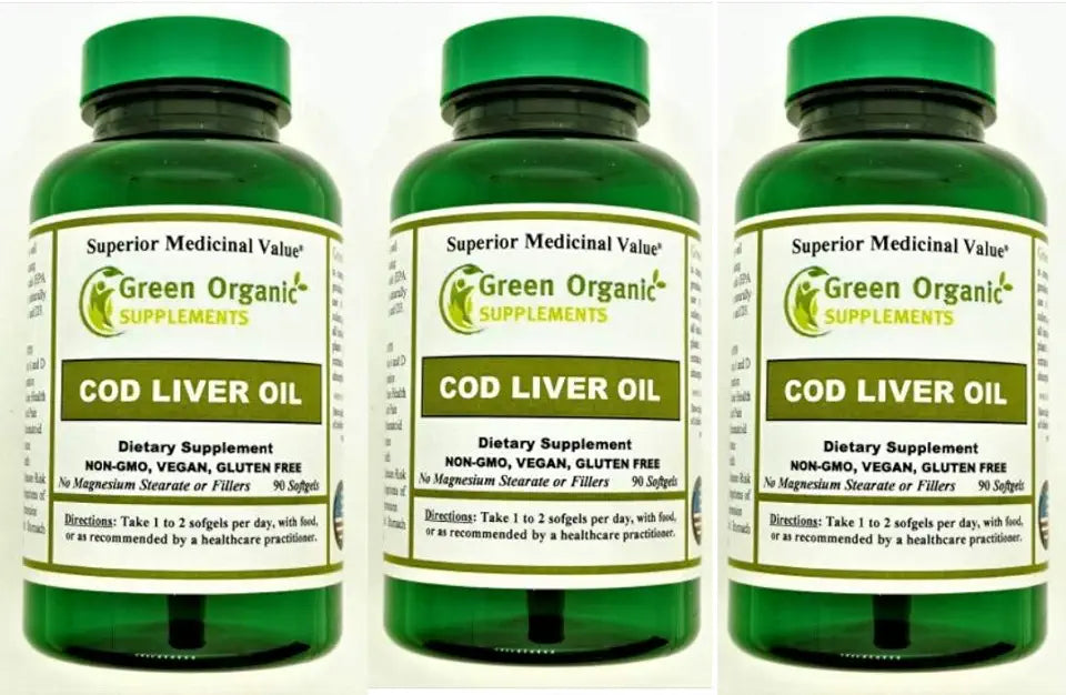 Cod Liver Oil Vitamin A Vitamin D3 Pack of 3 G27463