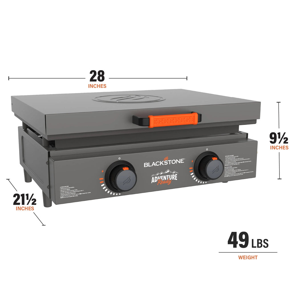 2-Burner Propane Griddle with Hard Cover Q5707