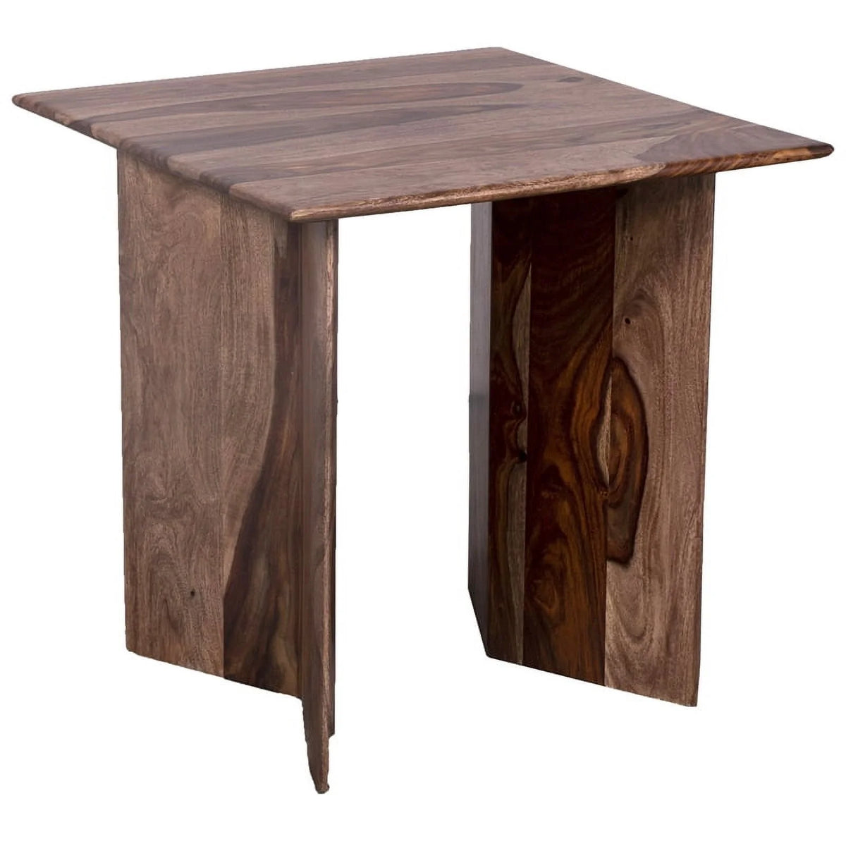 Solid Sheesham Wood End Table O561
