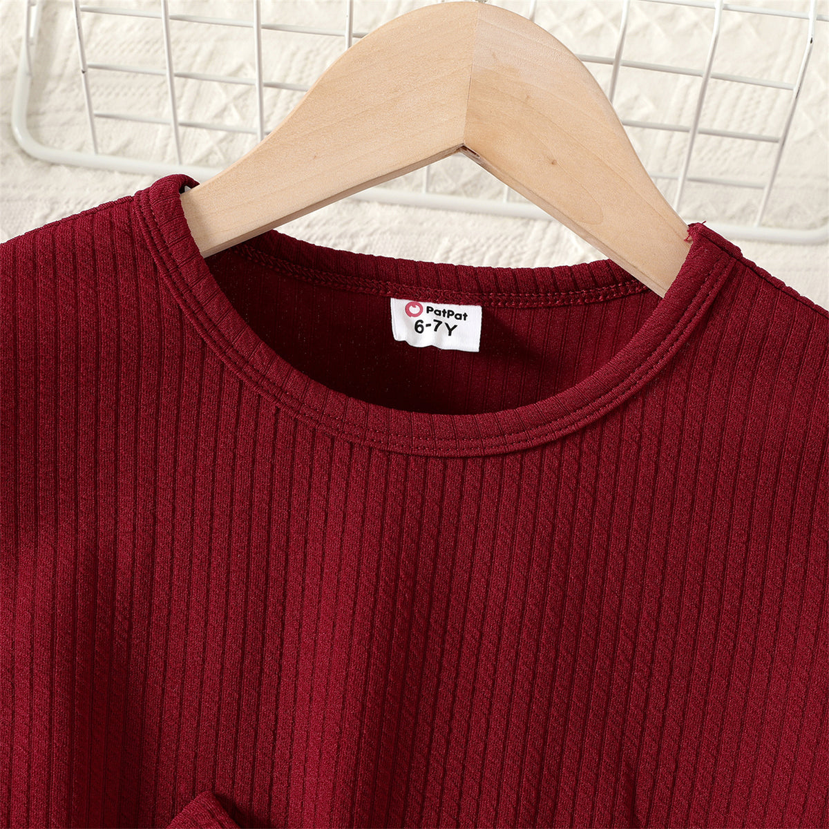 Red 3D Bowknot Long Sleeve Dress T860508
