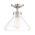 Satin Nickel Brass Semi-Flush Light Z914402