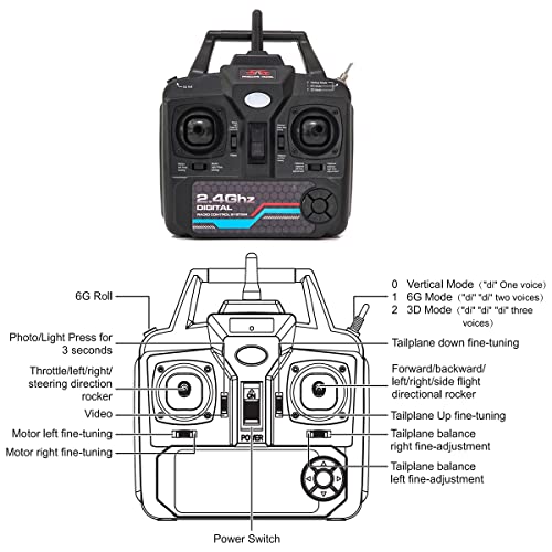 4 Channel Remote Control Airplane with Two Batteries V772