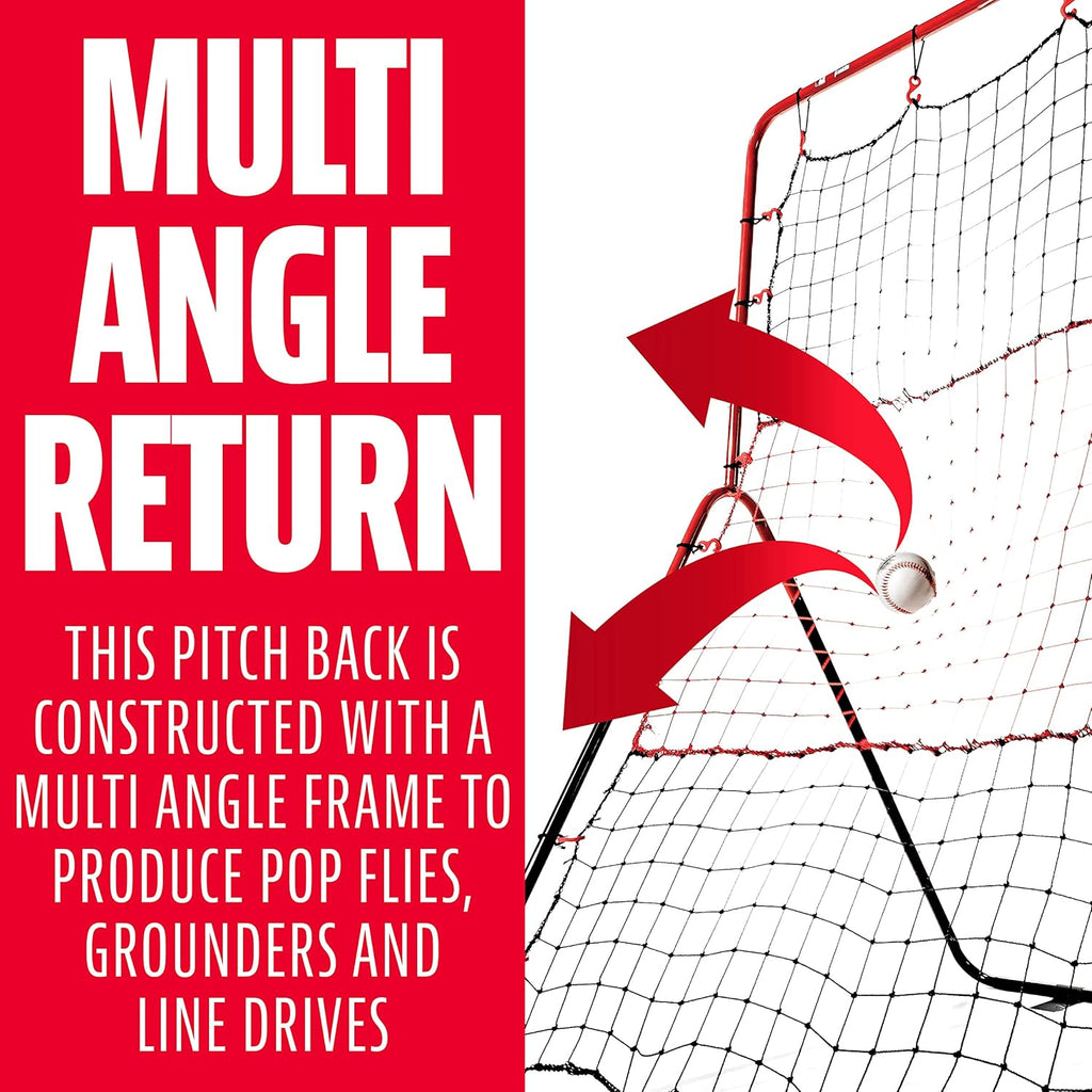 3-Way Baseball Softball Rebounder Net W697