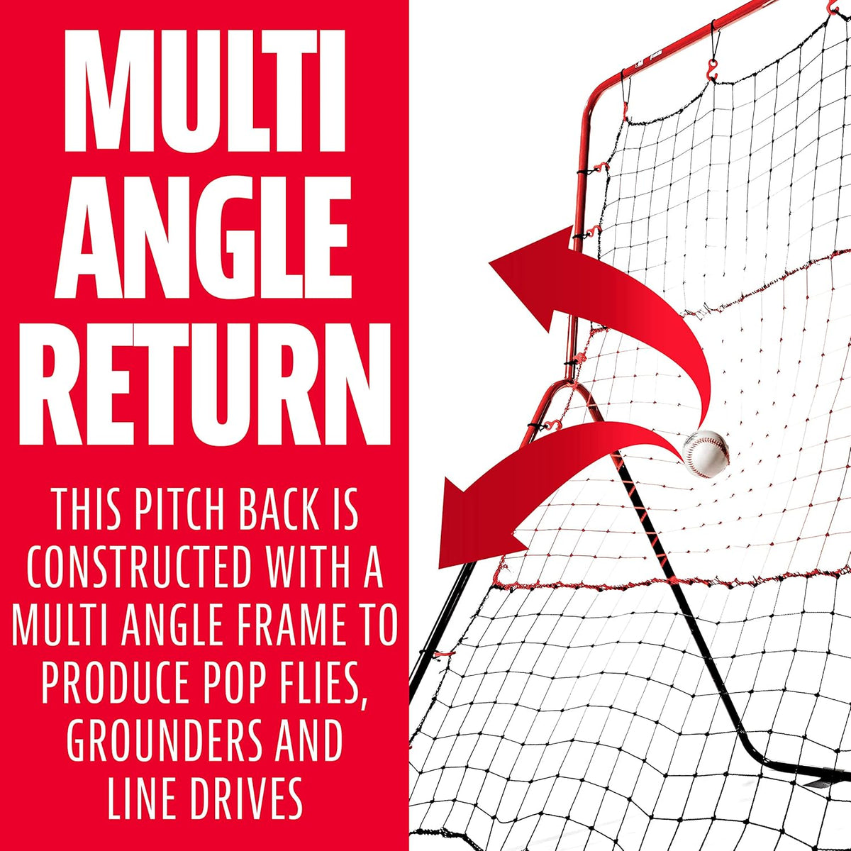 3-Way Baseball Softball Rebounder Net W697