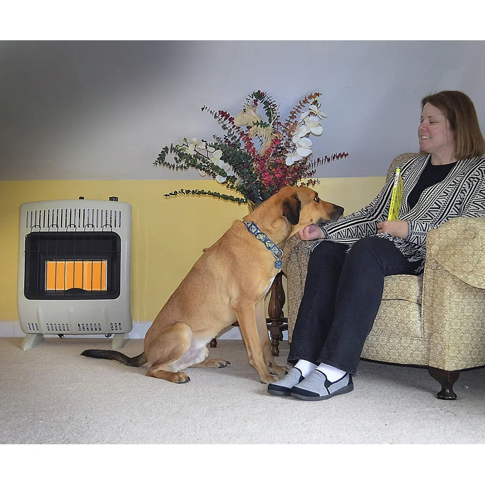10,000 BTU Vent Free Radiant Natural Gas Heater I96816