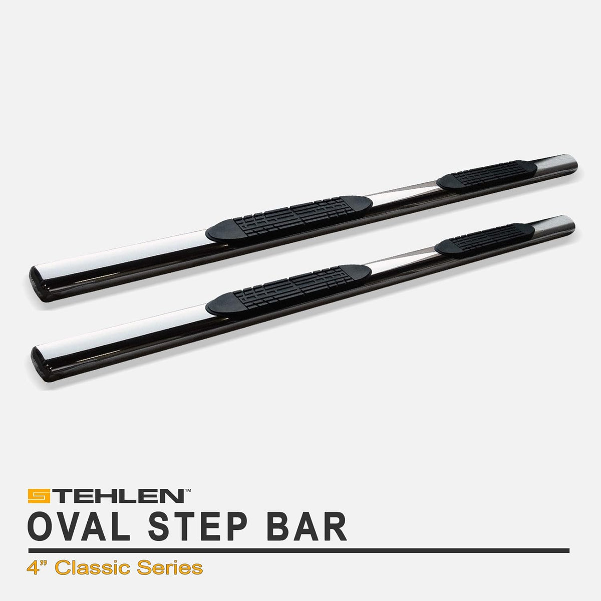 Stainless Steel 4 Oval Side Step Nerf Bars K712