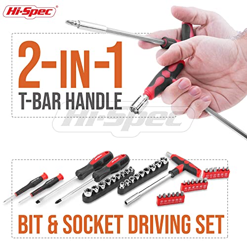 67Pc Metric Auto Mechanic Tool Set with Tool Box Storage Case A348823