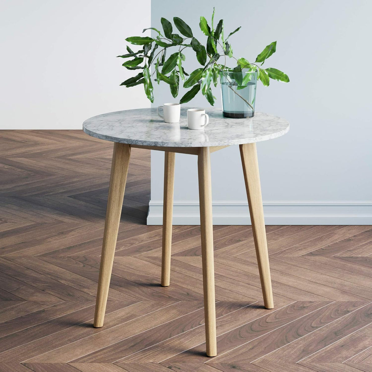 Round Marble Bistro Dining Table J7511