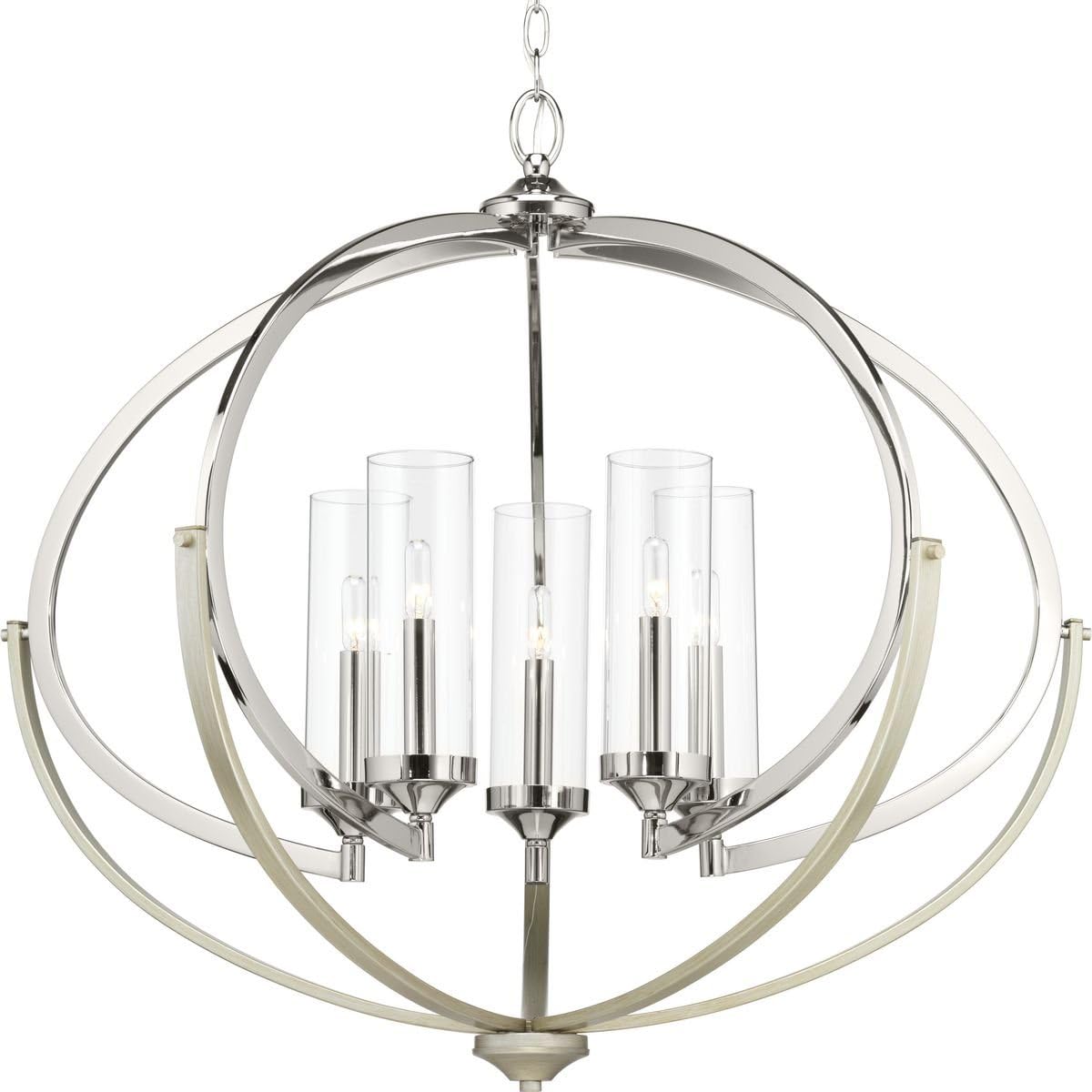 5-60W Antique Bronze Chandelier G755438