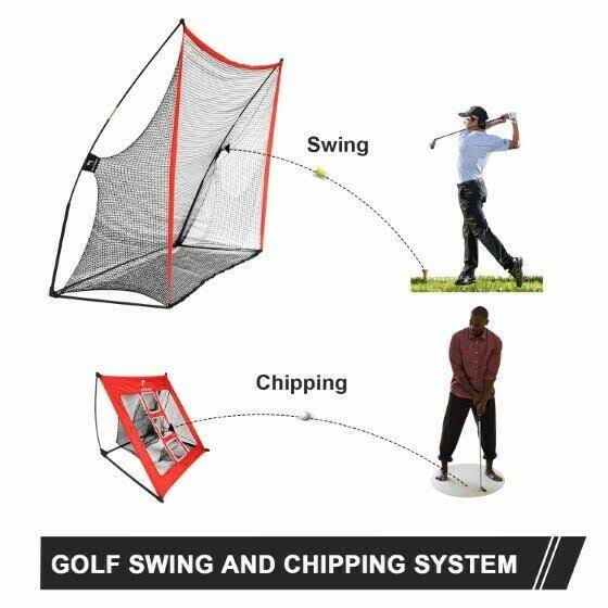 4 in 1 Golf Practice Set 10x7ft with Carry Bag V470330