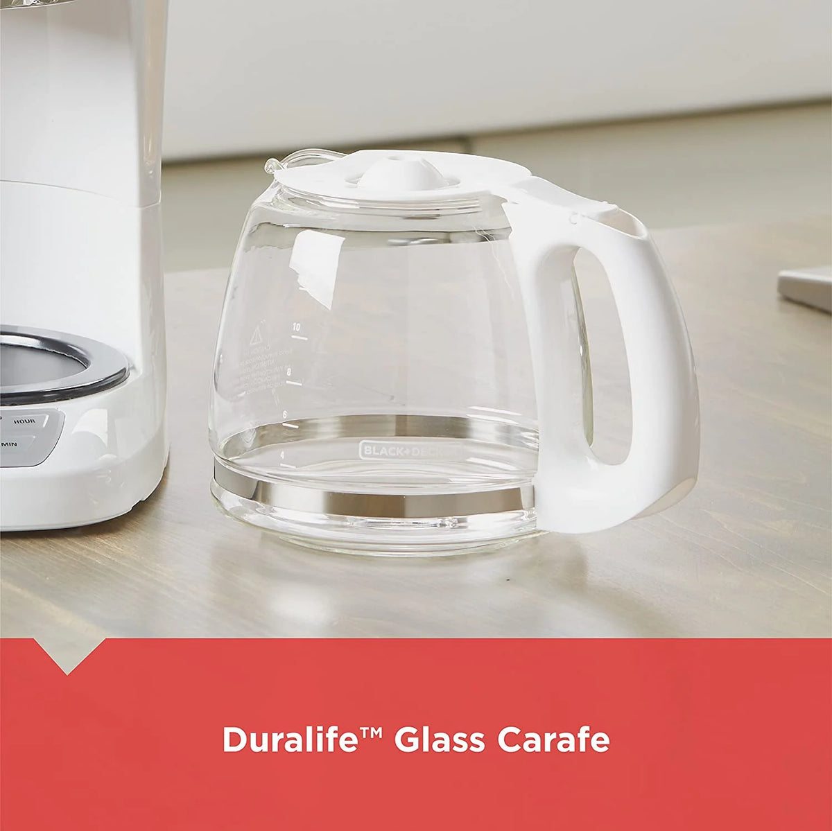 12 Cup White Programmable Coffee Maker K273719