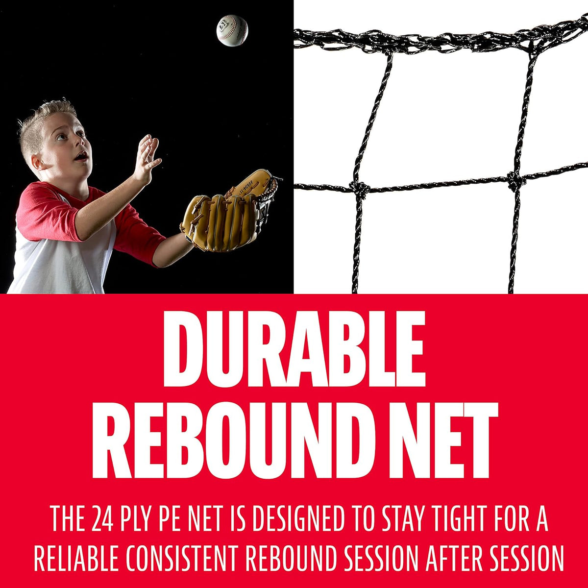 3-Way Baseball Softball Rebounder Net W697