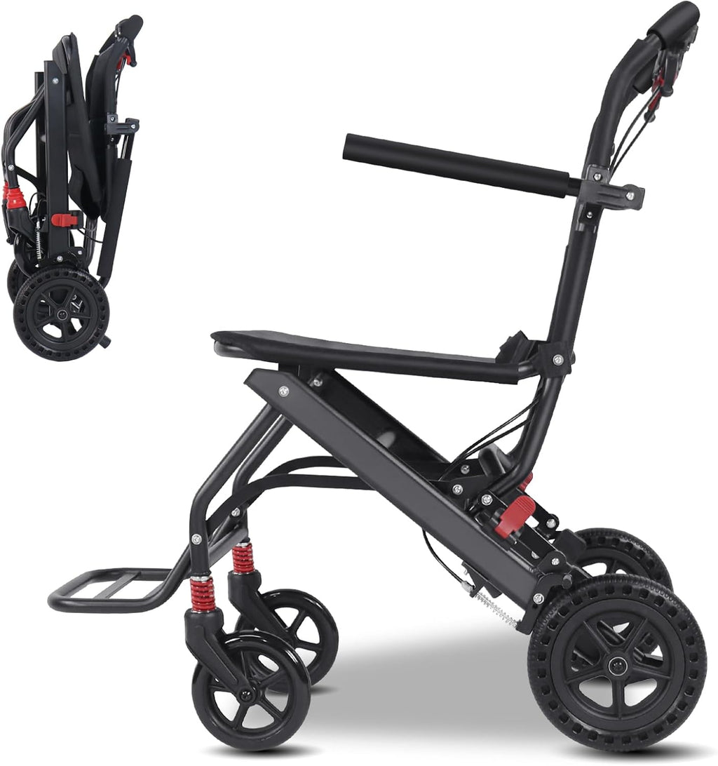 Ultra-Light Portable Folding Wheelchair with Handbrake C69753