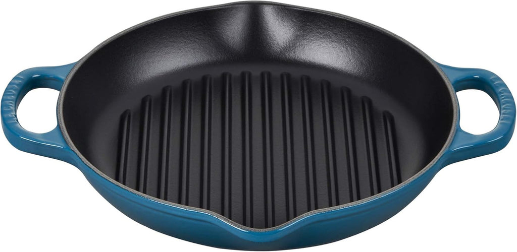 Enameled Cast Iron Deep Round Grill D897315