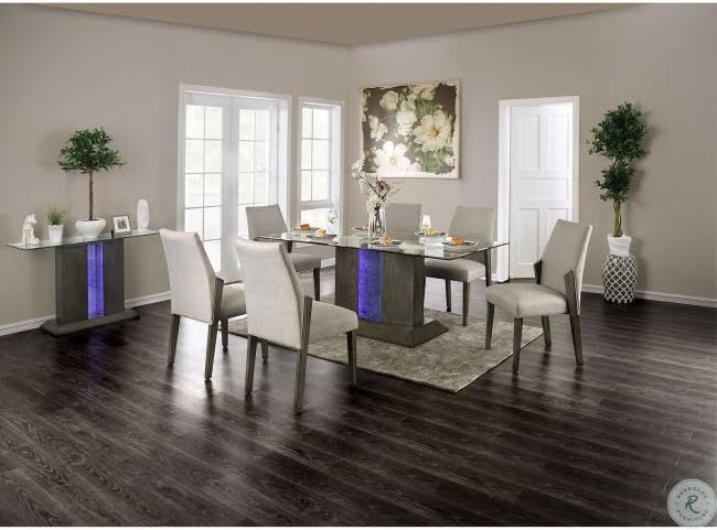 Gray Side Chair Set of 2 M312440