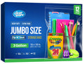 Extra Large 3 Gallon Storage Bags with Zipper, 16x18 Inch Thick Plastic, Reusable Freezer Bags B4866
