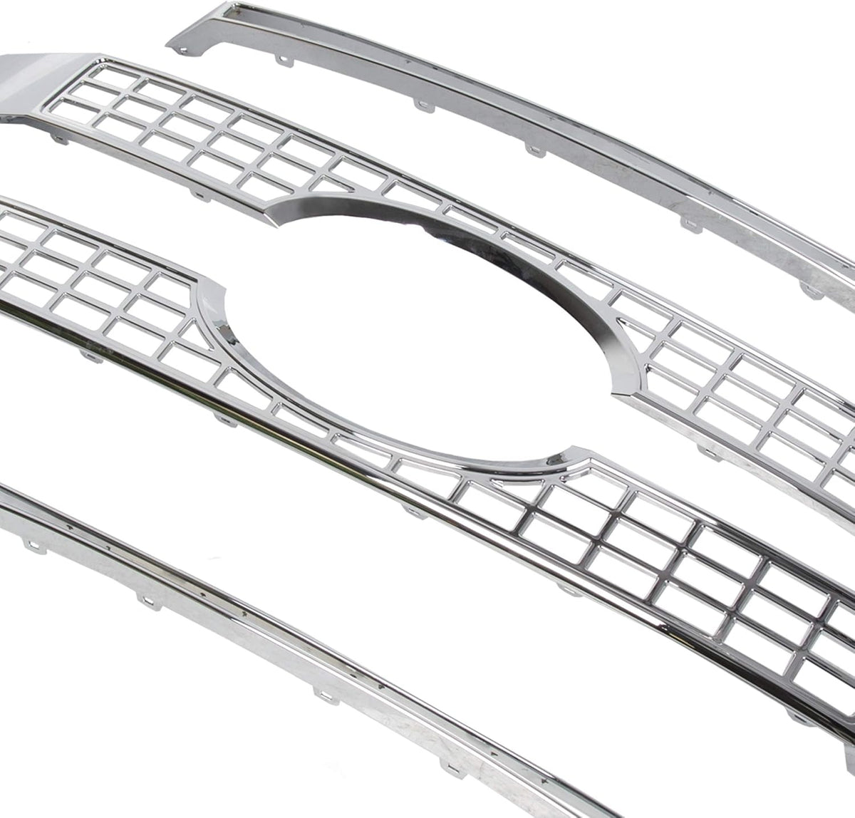 Chrome Front Hood Bumper Grille 4PCS J8184