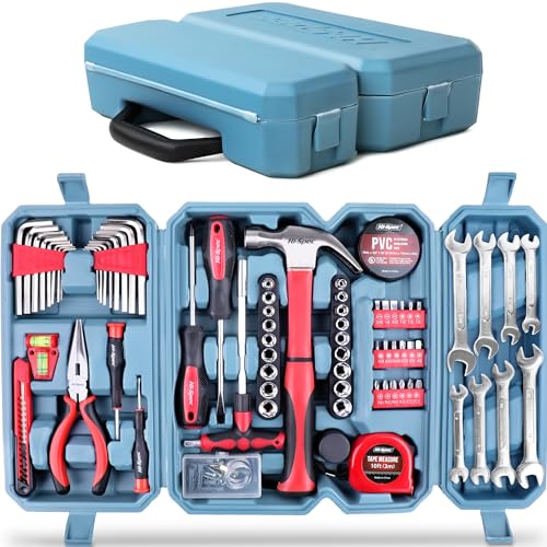 67Pc Metric Auto Mechanic Tool Set with Tool Box Storage Case A348823
