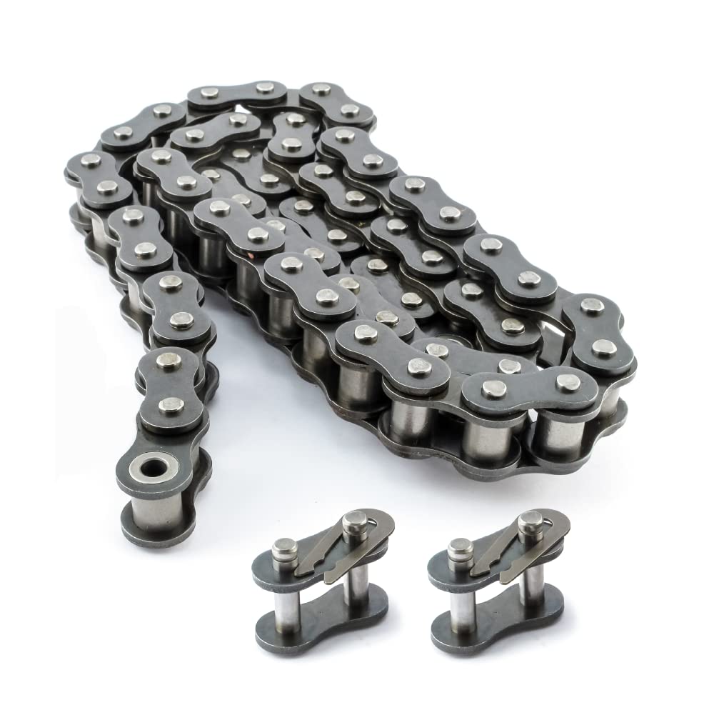 80 Roller Chain 10 Feet Carbon Steel Y959124