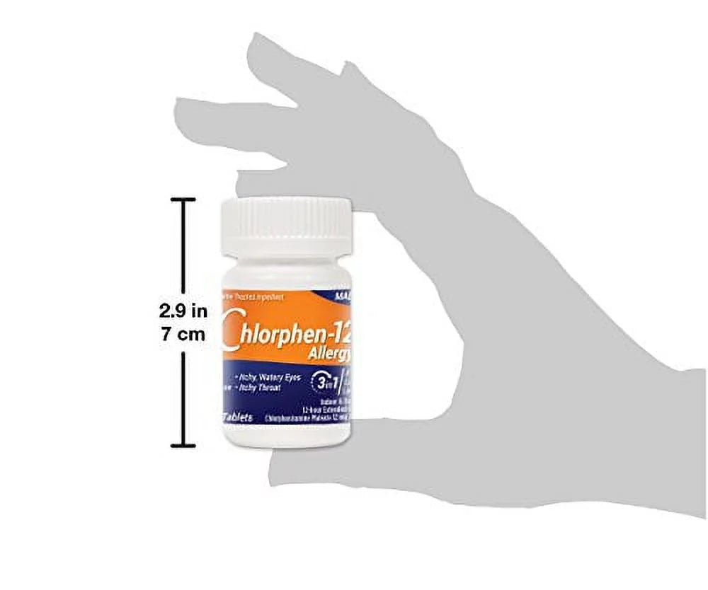 Chlorphen-12 Extended Relief Allergy Tablets, 60 Ct Z964
