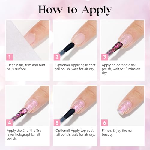 Holographic Nail Polish R945912