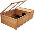 Wooden Tortoise House with Removable Bottom Y301277