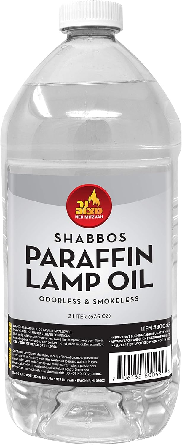 Clear Smokeless Odorless Paraffin Lamp Oil - 2 Liter (67.6 oz) M6461
