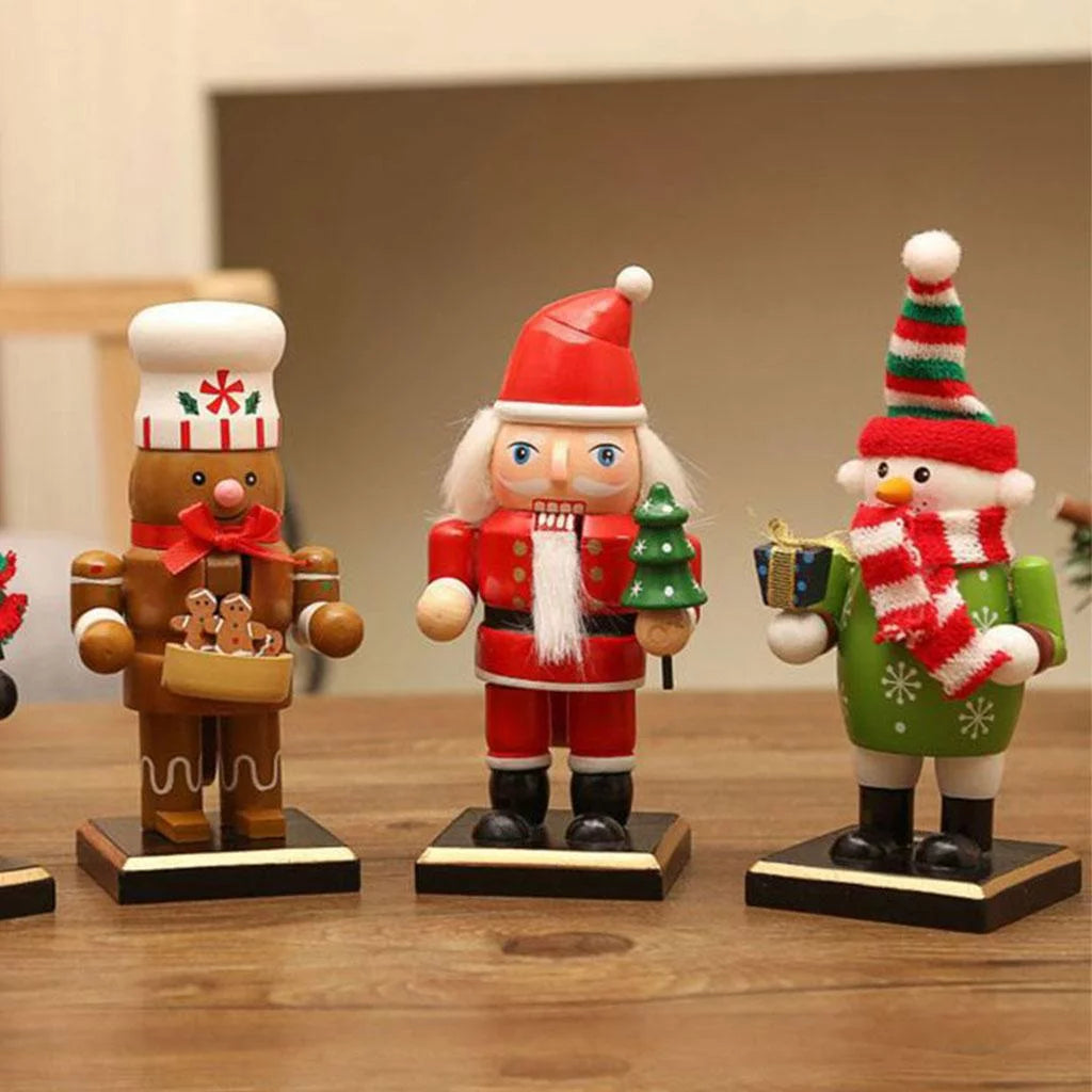 16cm Nutcracker Puppet Gingerbread Man Decor P7784