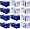 12 Pack Heavy-Duty Moving Bag with Backpack Straps and Label Pocket H788848