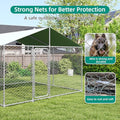 120IN Heavy Duty Outdoor Dog Kennel with Waterproof Cover N2862