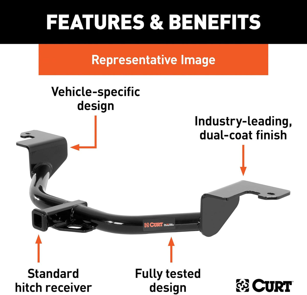 Class 1 Trailer Hitch with Ball Mount C78372