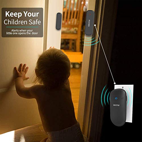 Door Chime with 500ft Operating Range 52 Chime Adjustable Volume Mute Mode LED Indicators G8281