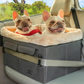 Washable Dog Booster Seat with Carrying Case (Small, Tan) I566479