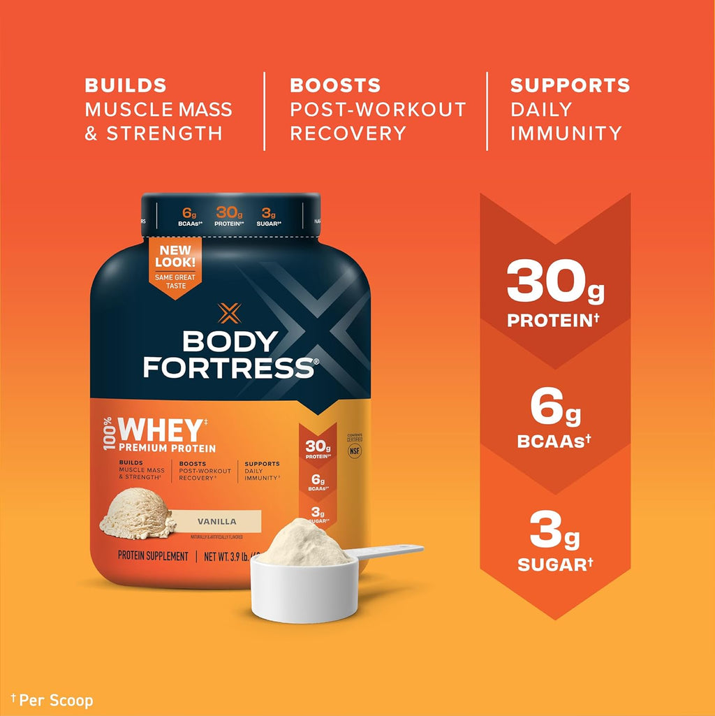 Vanilla Whey Protein Powder 1.78lbs and Creatine Monohydrate Powder 500G V975014