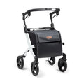 Upright Rollator Walker with seat, Lightweight Folding Walker with Large Shopping Bag S5343